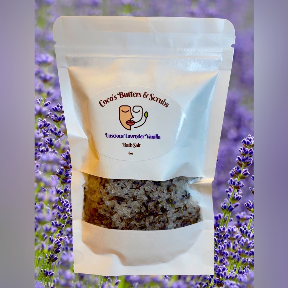 Coco’s Luscious Lavender Vanilla Bath Salt